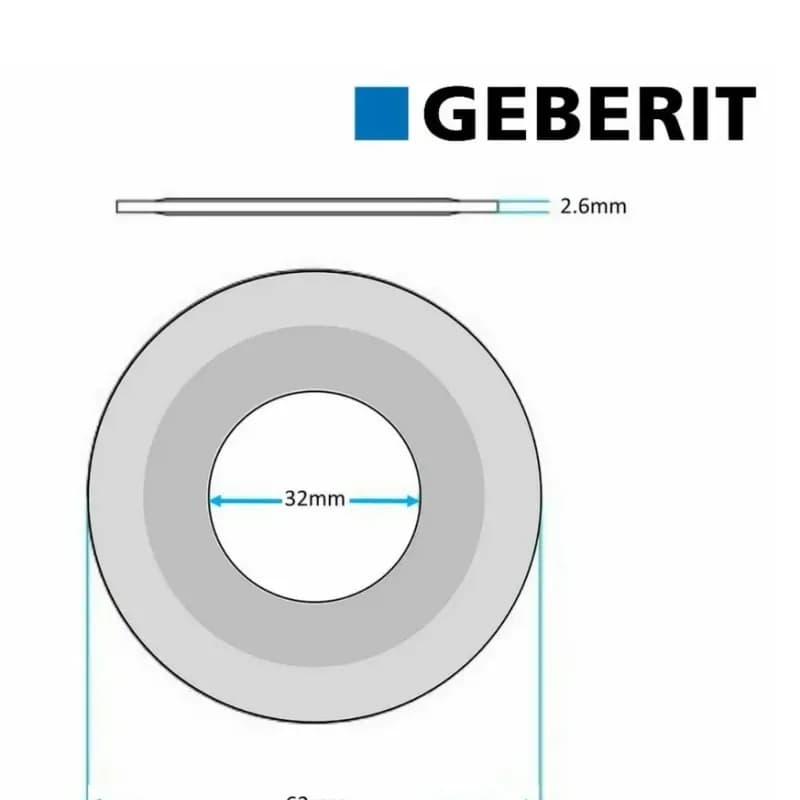 Geberit прокладка силиконовая для арматуры