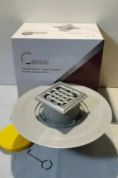 Zeissler трап прямой с сухим ходом 100 мм
