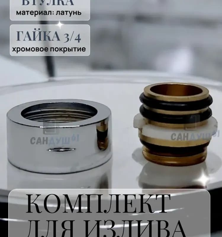 Гайка для смесителя с ушками