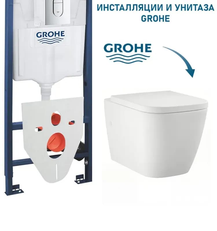 Система инсталляции для унитаза Grohe круглый