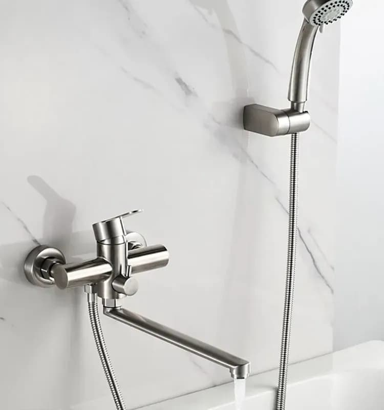 Смеситель для ванны нержавеющая Ledeme L72218