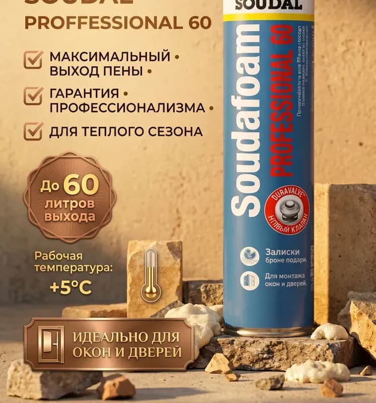Soudal Флекси пена монтажная