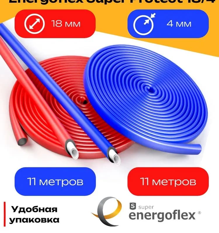 Утеплитель синий 18×6 мм
