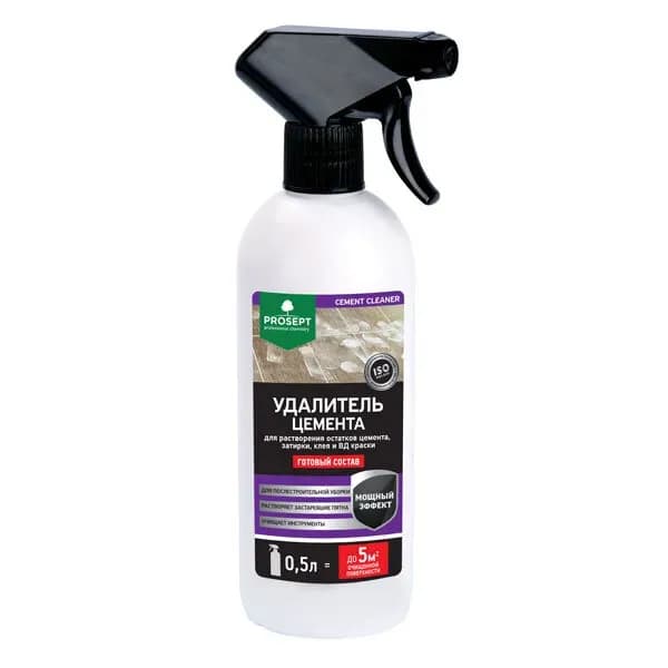 Удалитель цемента Prosept Cement Cleaner, готовый состав, 0,5 Л