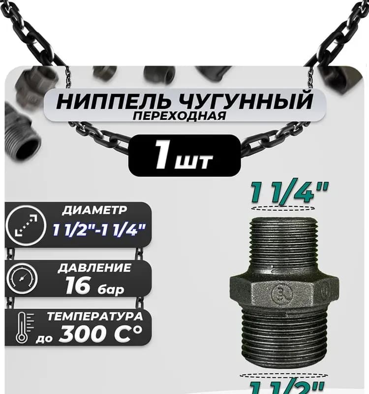 ТИМ ниппель 40-1/2