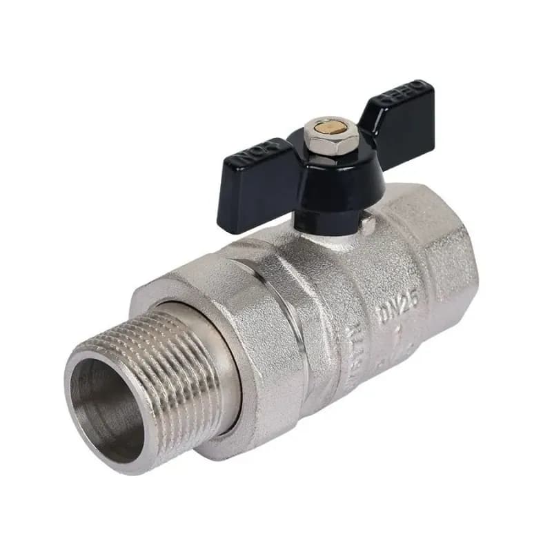 ФИФ кран 1/2" с американкой прямой