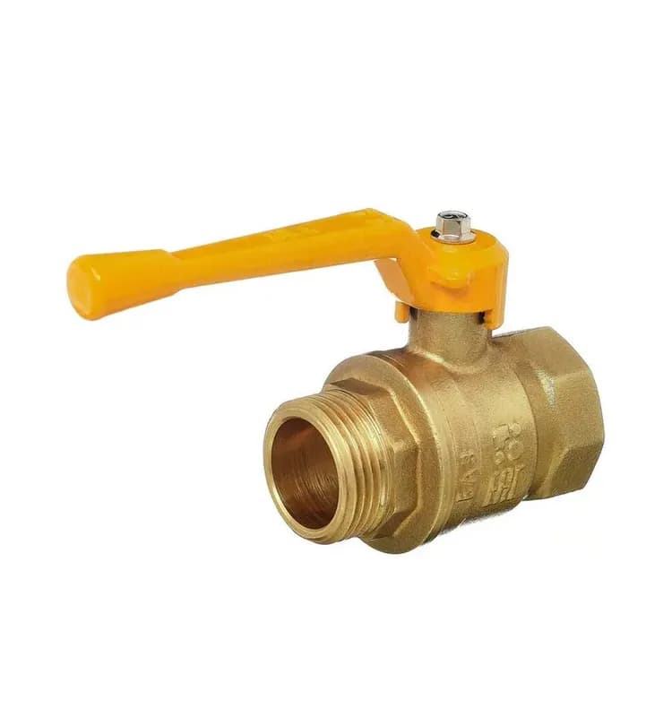 Кран мини для газа 1/4 наружная/8 Ш Ш
