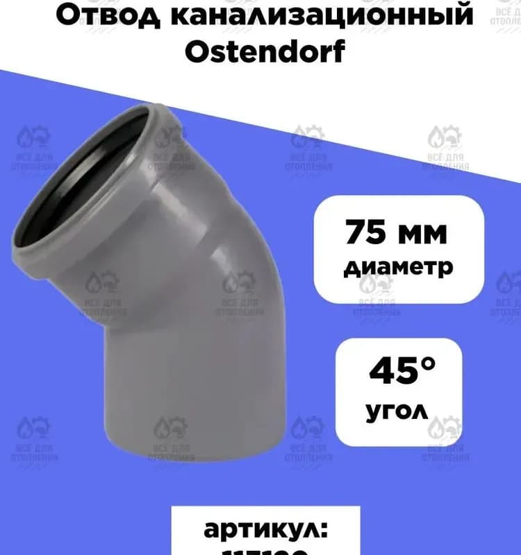 Ostendorf серый угол 75-45 градусов
