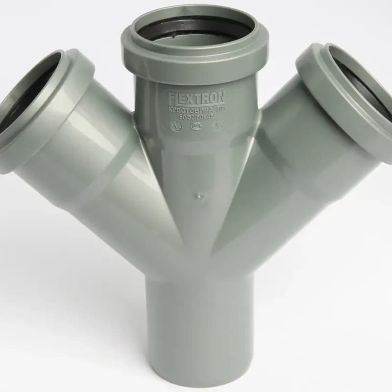 ПВХ крестовина 50×45 градусов