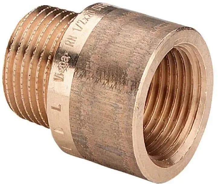 Viega удлинитель бронзовая 1/2-100 мм