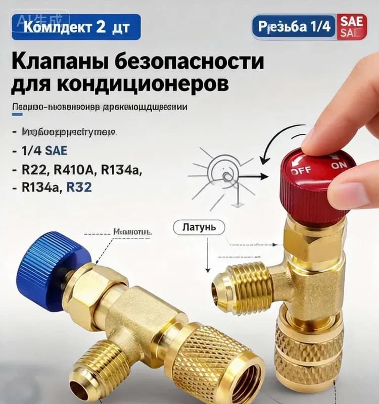 Коллектор без расходных латунный 7 выходов