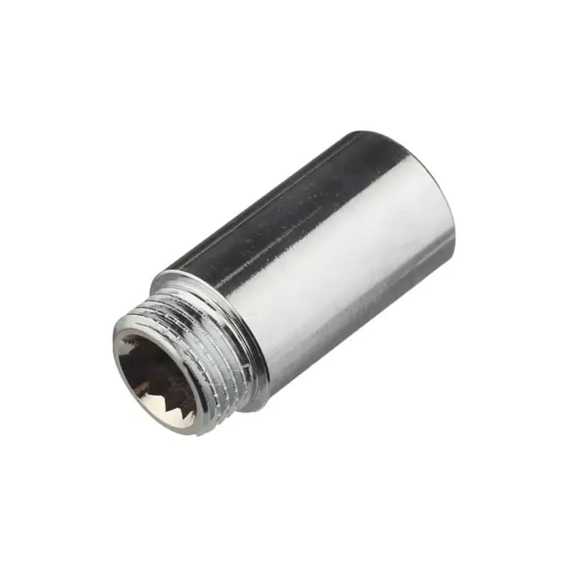 Удлинитель латунный хромированный двухсторонний 1/2"-80 см