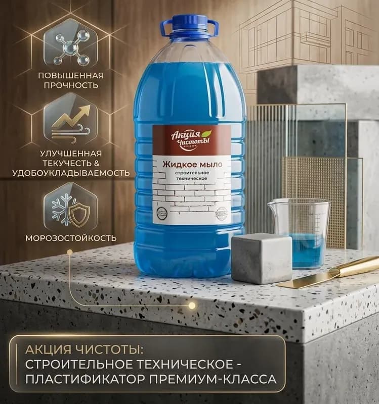 Текстура мыло жидкое для бетона 10 л