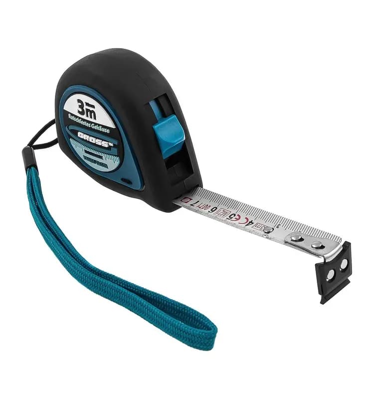 Рулетка Gross «Ergonomisch» 16 мм × 3 м