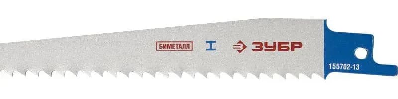 Зубр полотно для электроножовки металл алюминий