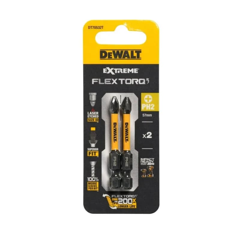 DeWalt бита 57 мм PH-2
