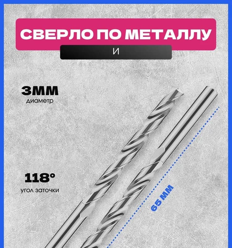Сверло по металлу 3-КА