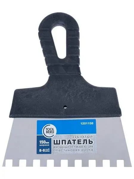 Decor шпатель зубчатый 8×150 мм