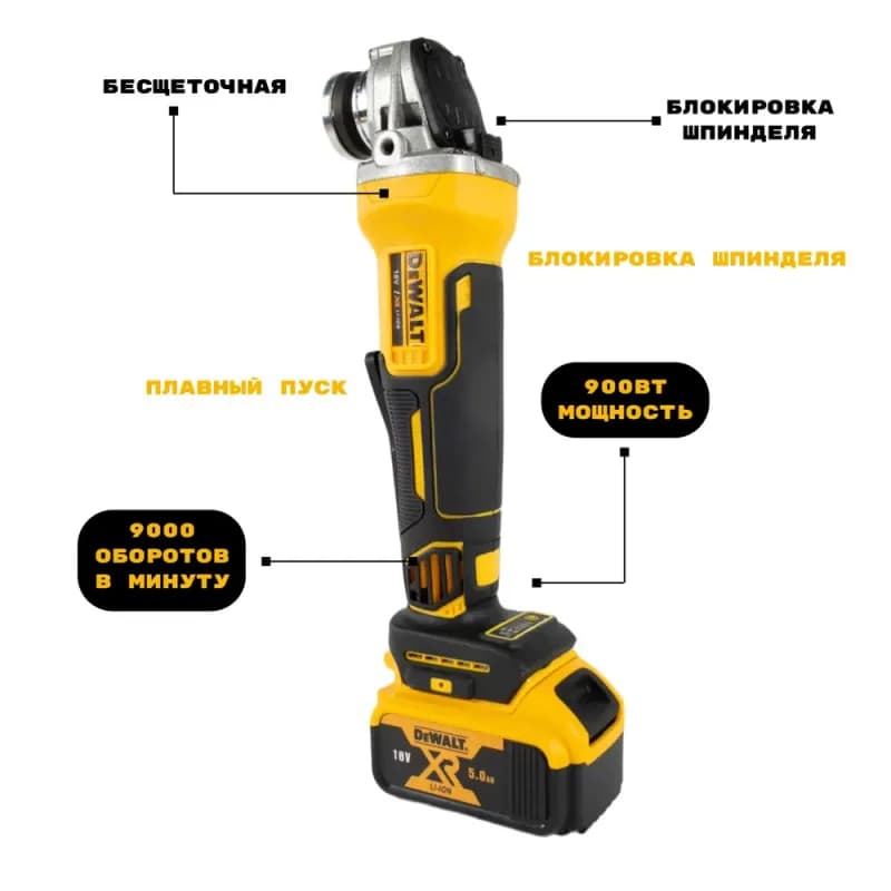 Болгарка DeWalt малая 125