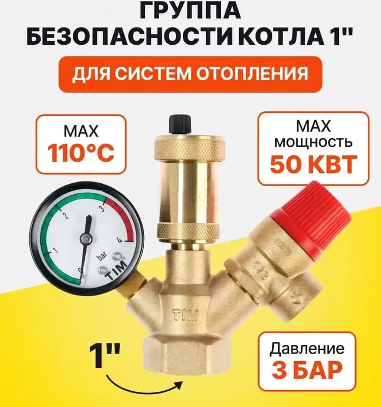 ТИМ группа безопасности для котла мини