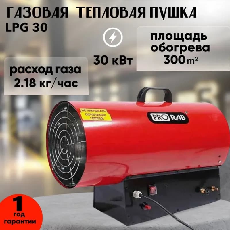 Прораб теплопушка для обогрева 2 кВт