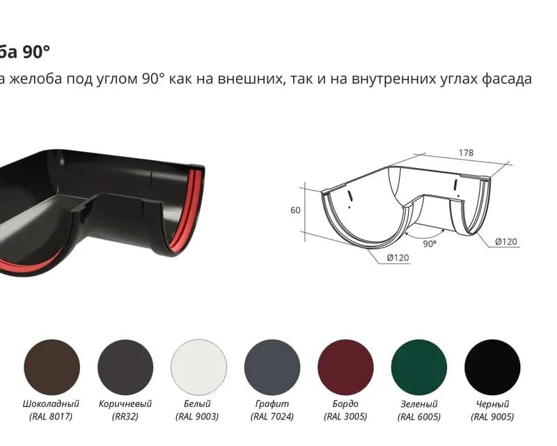 RR Водоотвод 50-1"1/2