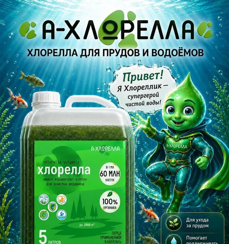 Средство для очистки прудов и водоемов