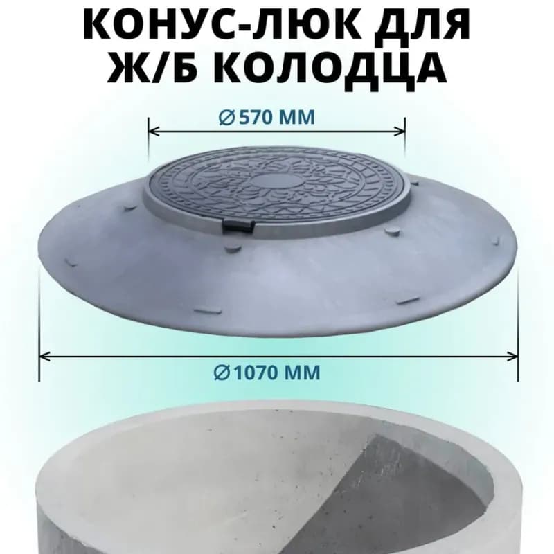 Колодец бетонный
