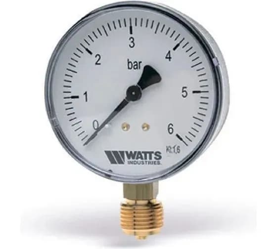 Манометр WATTS 10bar вертикальный