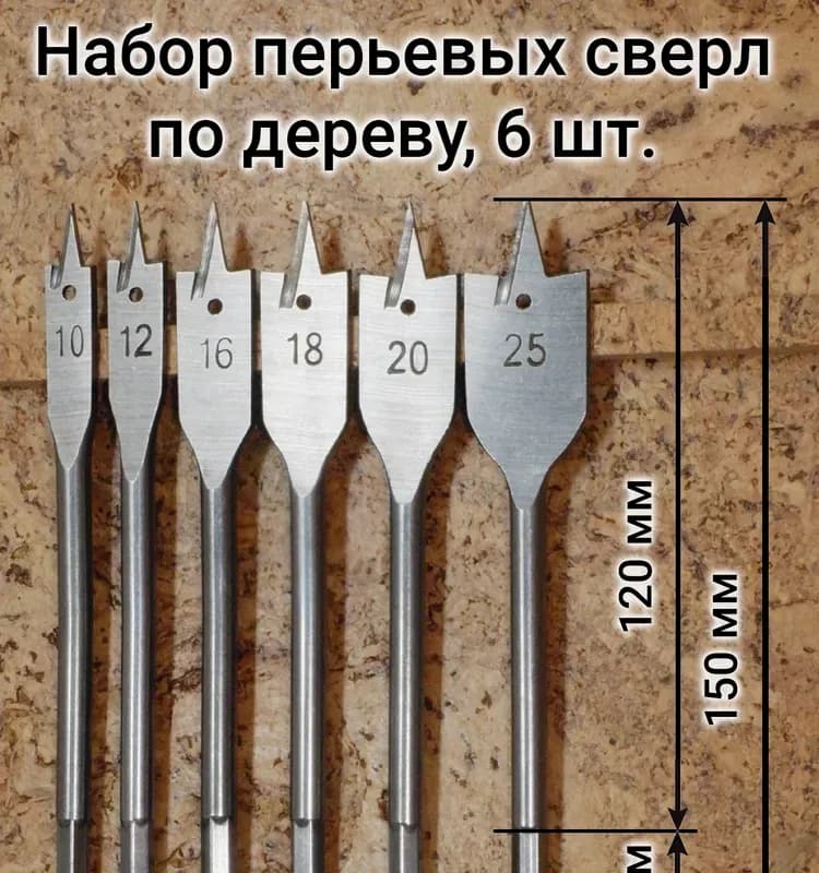 Matrix сверло по дереву перовое 16 мм