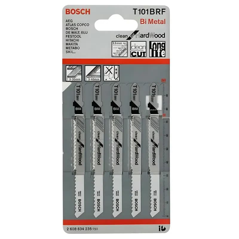 Полотно Bosch Clean for Wood для электролобзика T 101 BR
